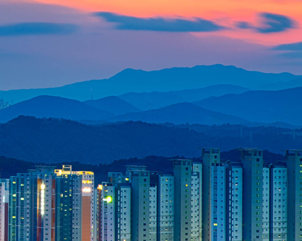 layers of urban development in Ulsan