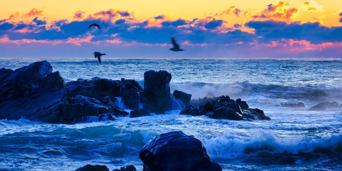 Jujeon Port winter sunrise photography in Ulsan, South Korea